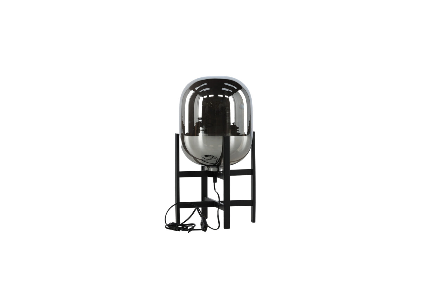 Fjôrd - Tafellamp Zwart Amber - Metaal - Altair