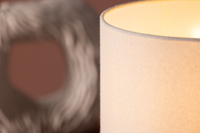 Fjôrd - Tafellamp Grijs|Beige - Dijon