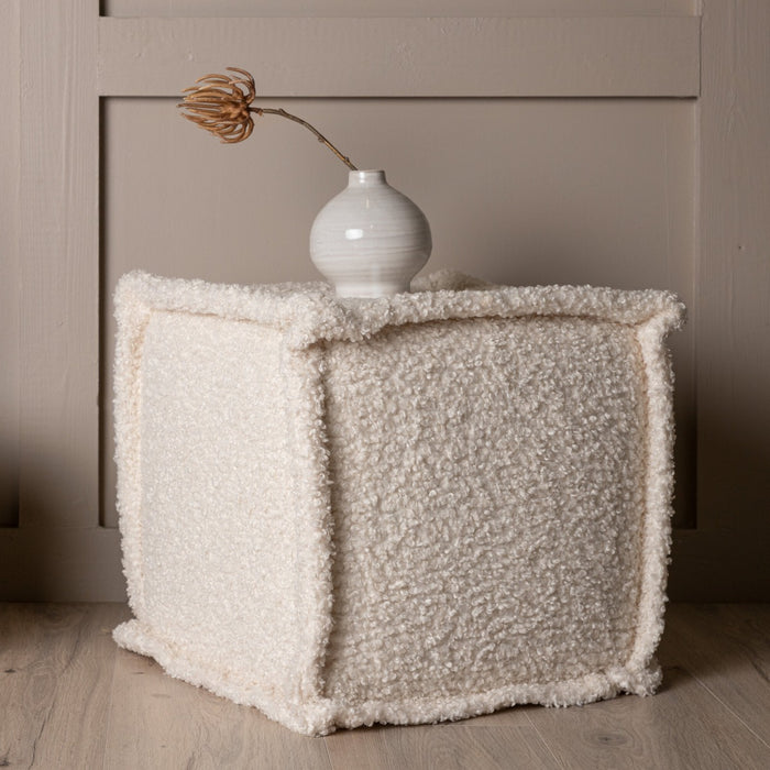 Fjôrd - Poef Wit - Teddy - Castine