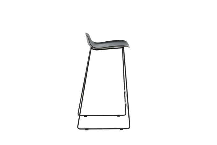 Fjôrd - Barkruk Zwart - Plastic - Wave - Set van 2