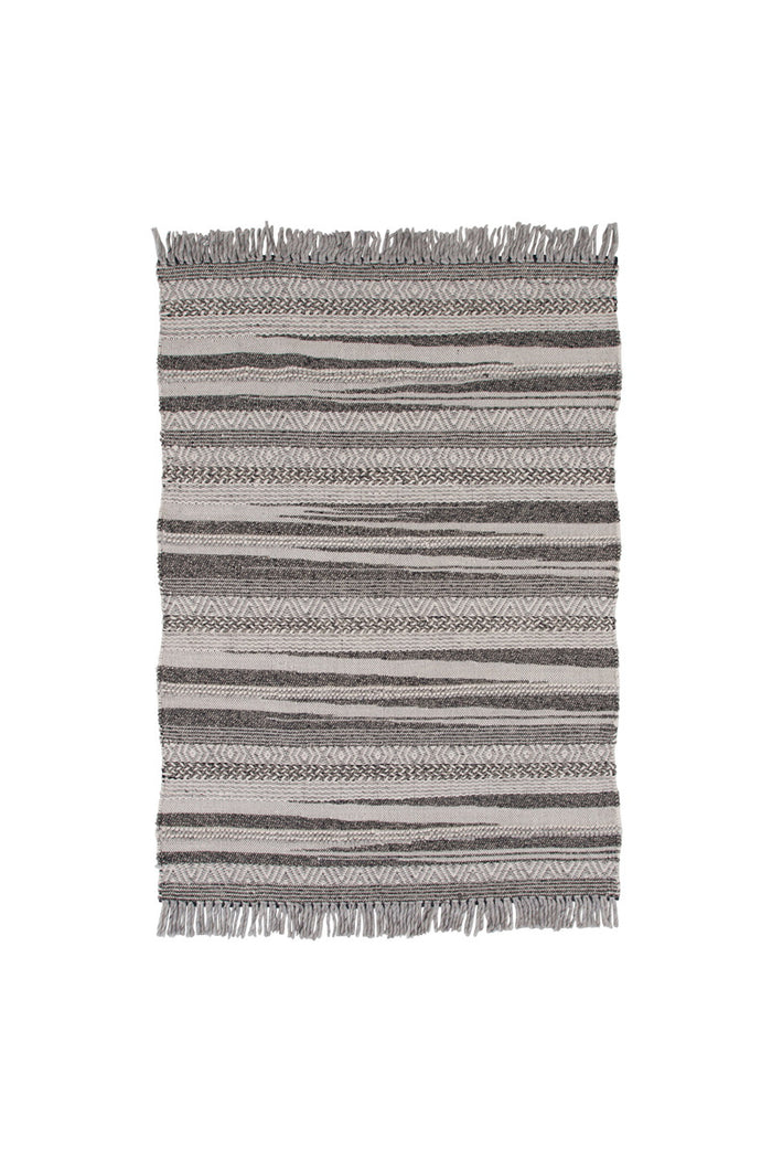 Fjôrd - Vloerkleed Donkergrijs - 170x240cm - Alwar