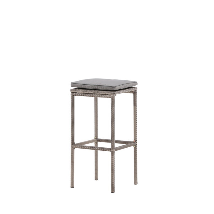 Fjôrd - Outdoor Barkruk Grijs - Wicker - Alo