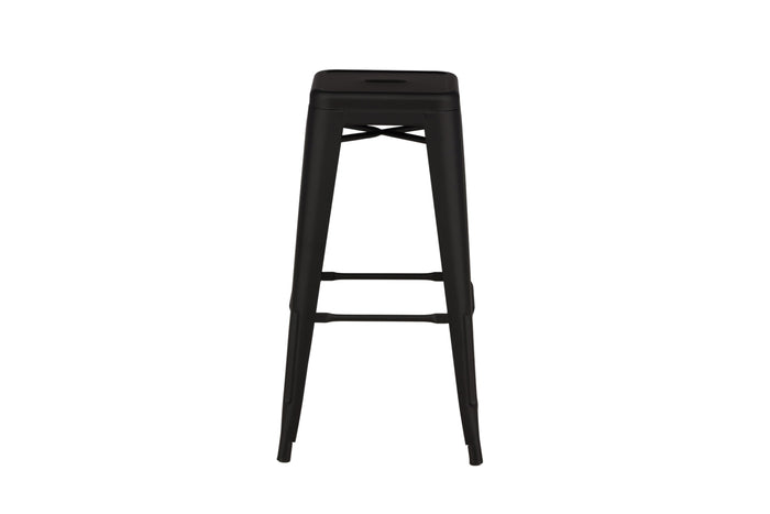 Fjôrd - Barkruk Zwart - Metaal - Tempe - Set van 4