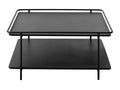 Giga Living - Salontafel Zwart Metaal - 75x75x34,3cm - Yuba