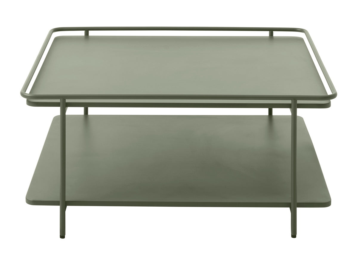 Giga Living - Salontafel Groen Metaal - 75x75x34,3cm - Yuba