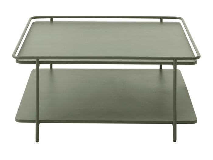 Giga Living - Salontafel Groen Metaal - 75x75x34,3cm - Yuba