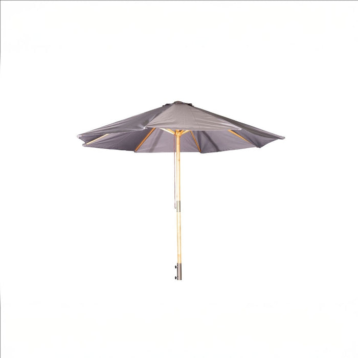 Fjôrd - Parasol Grijs Ø300cm - Hout - Ixos