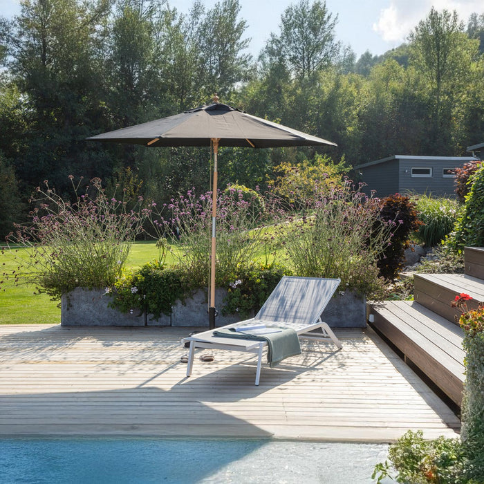 Fjôrd - Parasol Zwart 250cm - Tilt - Corypho