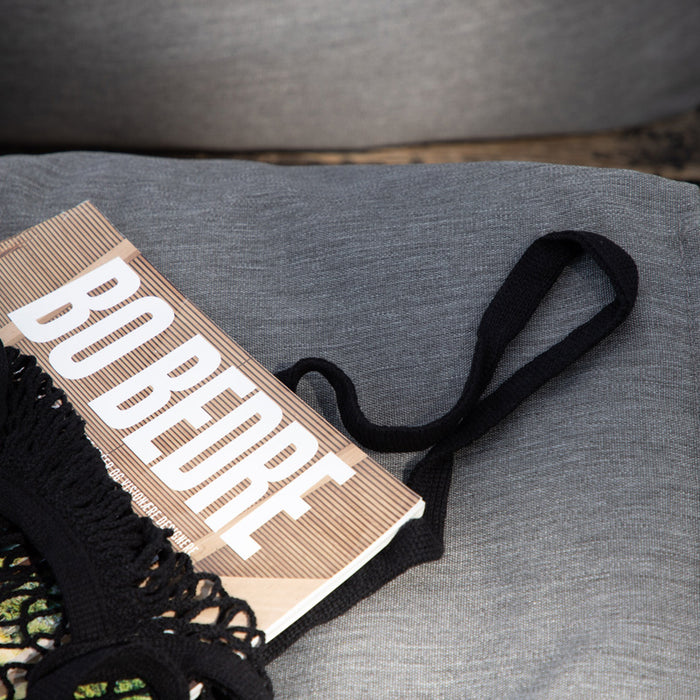 Fjôrd - Outdoor Poef Donkergrijs - Stof - Redang