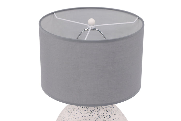 Fjôrd - Tafellamp Wit|Donkergrijs - Sisteron