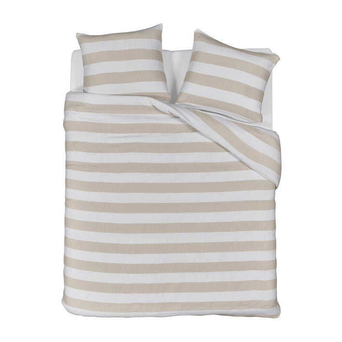 Riviera Maison - RM Striped sand 260x200|220 - Zand