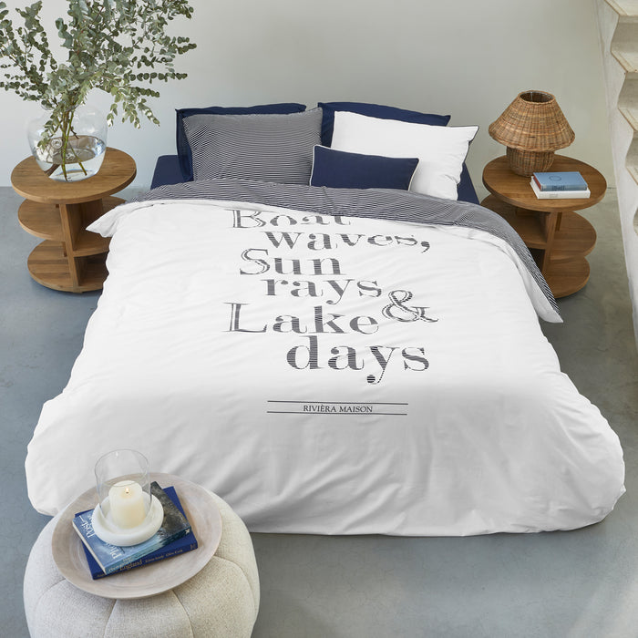 Riviera Maison - RM Lake Days navy 200x200|220 - Donkerblauw