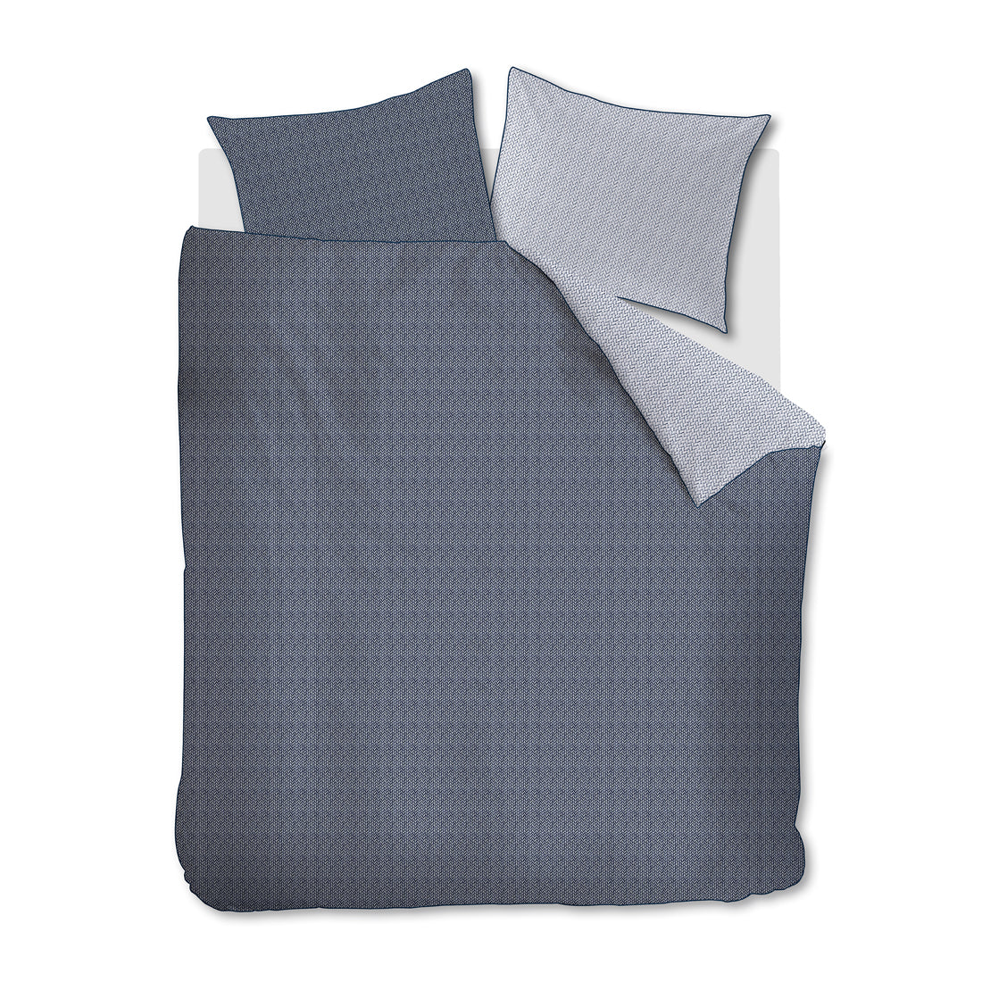 Riviera Maison - RM Twisted blue 240x200|220 - Blauw