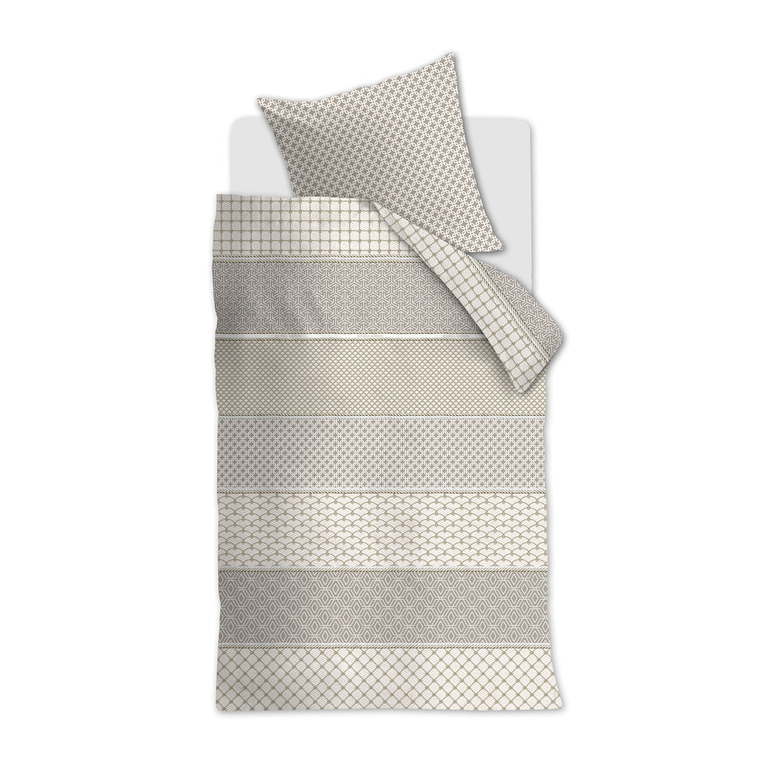 Riviera Maison - DE RM Ropes taupe 80x80 - Taupe