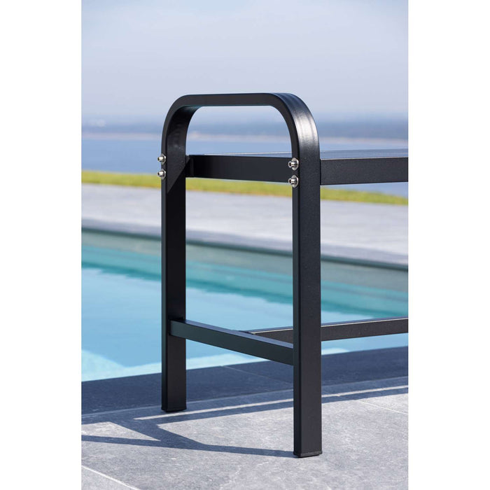 Venture Home Cascais Bank 42 x 52 x 125 - Zwart