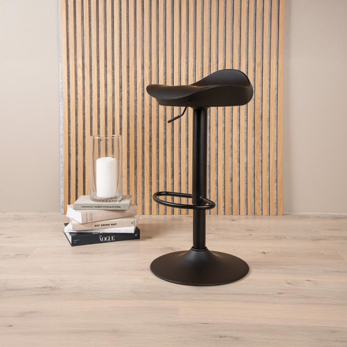 Fjôrd - Barkruk Zwart - ABS - Adesto - Set van 2