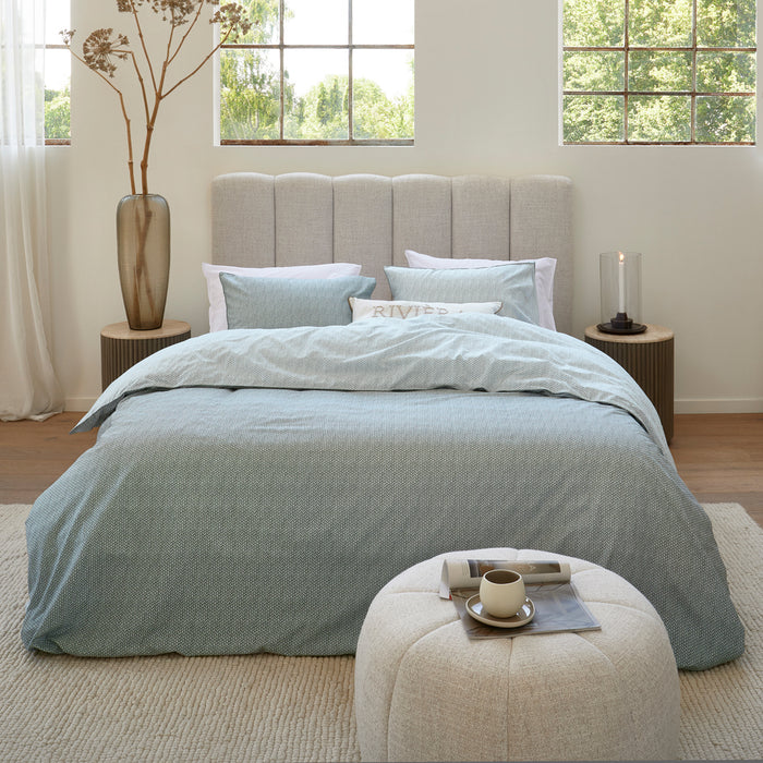 Riviera Maison - RM Twisted grey green 240x200|220 - Groen