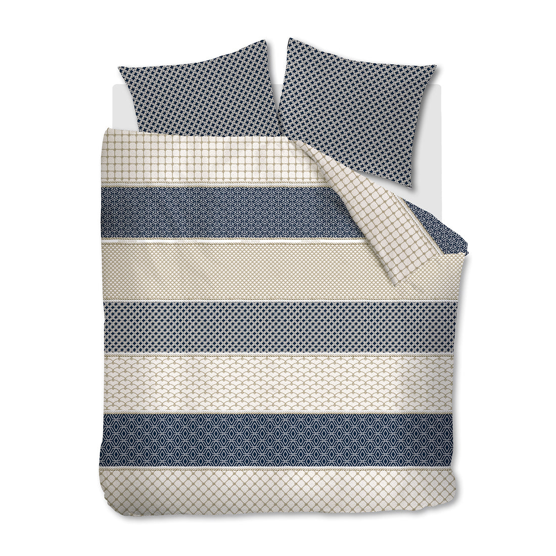Riviera Maison - RM Ropes navy 240x200|220 - Donkerblauw
