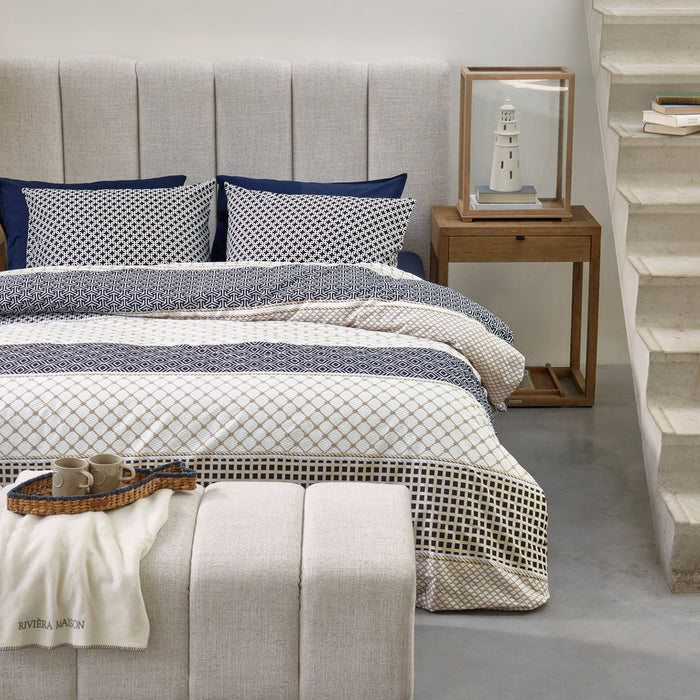 Riviera Maison - RM Ropes navy 240x200|220 - Donkerblauw