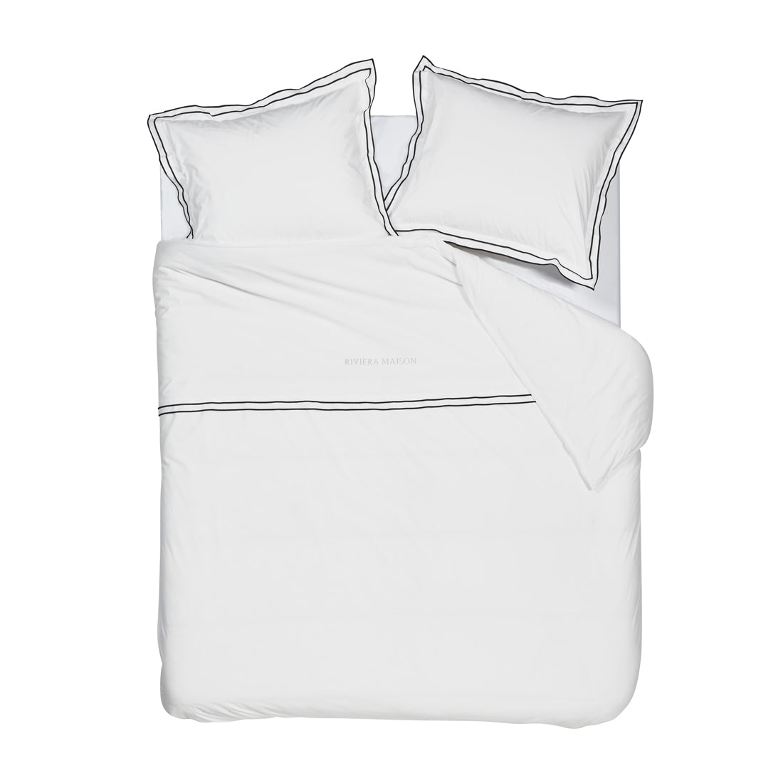 Rivièra Maison Dekbedovertrek RM Salute, Wit, 240x200|220