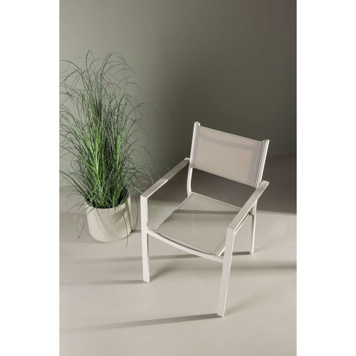 Venture Home Copacabana Eetkamerstoel 61 x 88 x 56,5 - Beige - 2-pack