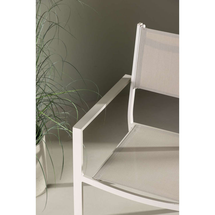 Venture Home Copacabana Eetkamerstoel 61 x 88 x 56,5 - Beige - 2-pack