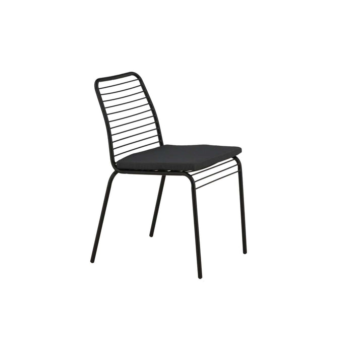 Venture Home Panjin Eetkamerstoel 60 x 80 x 50 - Zwart - 2-pack