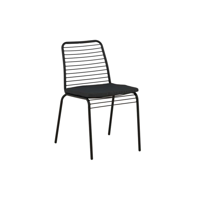 Venture Home Panjin Eetkamerstoel 60 x 80 x 50 - Zwart - 2-pack