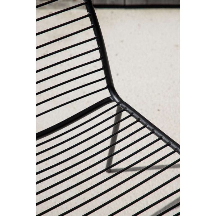 Venture Home Panjin Eetkamerstoel 60 x 80 x 50 - Zwart - 2-pack