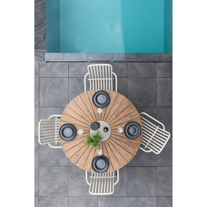 Venture Home Rosario Ronde eettafel ⌀140 - Bruin