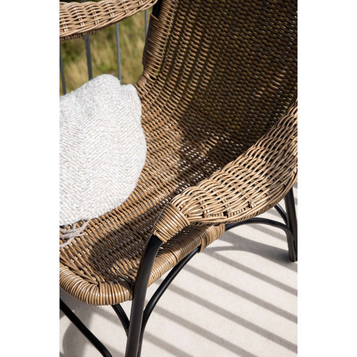 Venture Home Loreto Loungestoel 87,5 x 98,5 x 120 - Zwart