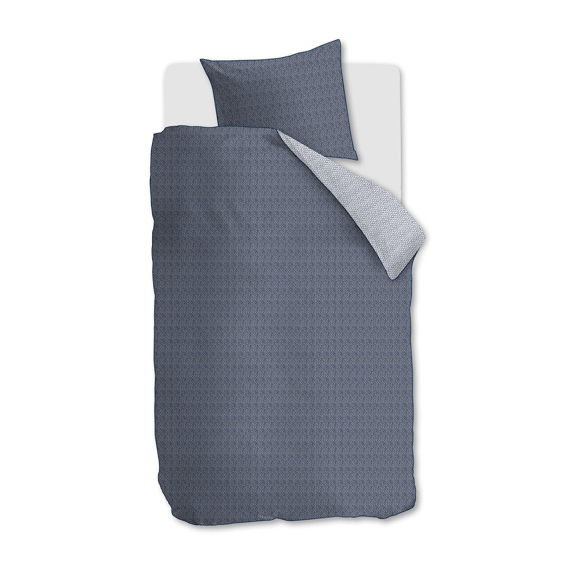 Riviera Maison - RM Twisted blue 140x200|220 - Blauw