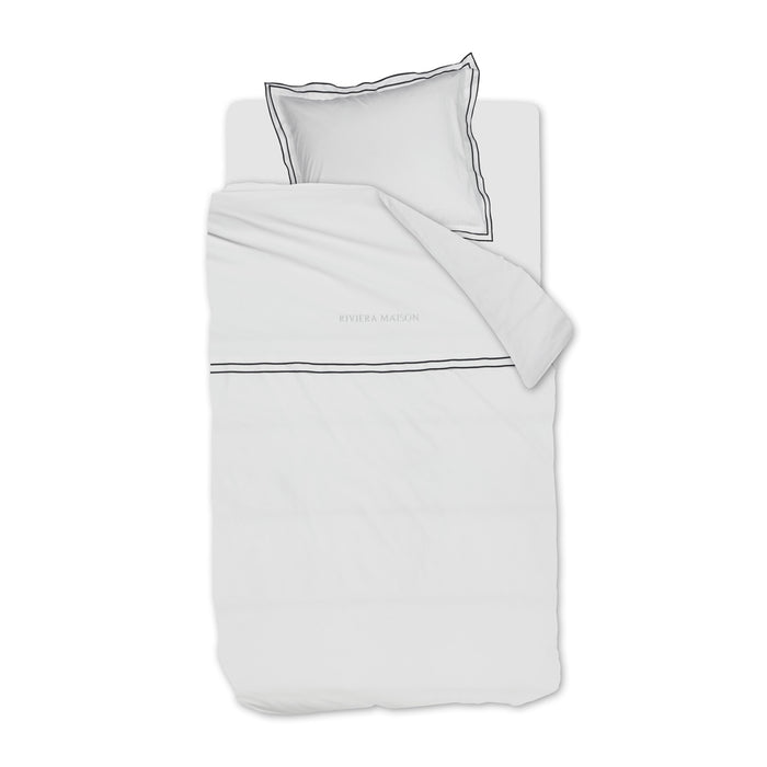 Rivièra Maison Dekbedovertrek RM Salute, Wit, 140x200|220