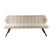 Giga Meubel - Eetkamerbank Beige - 180x59x84cm - Raster