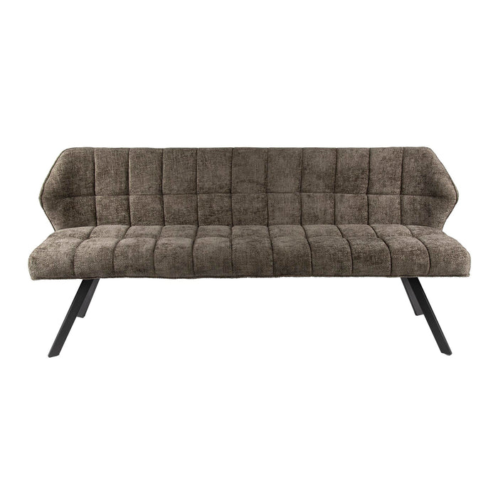 Giga Meubel - Eetkamerbank Taupe - 180x59x84cm - Raster