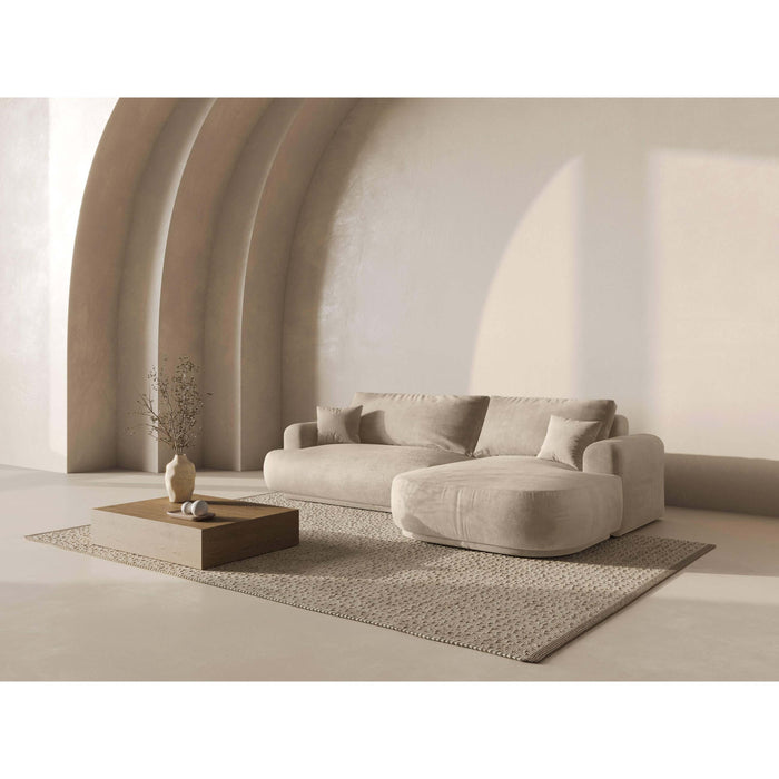 Micadoni Hoekslaapbank rechts met opbergvak Ella velvet