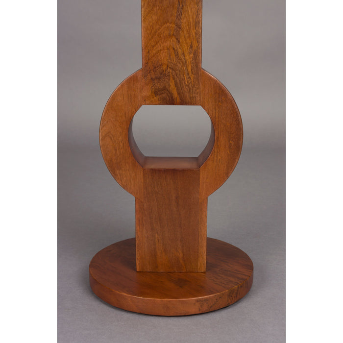 Dutchbone Tondo Bijzettafel Rond Mangohout Bruin