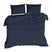 by fonQ Fresh Dekbedovertrek 240 x 220/240 cm - Indigo Blue