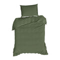 by fonQ Fresh Dekbedovertrek 140 x 200/220 cm - Moss Green