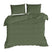 by fonQ Fresh Dekbedovertrek 240 x 220/240 cm - Moss Green