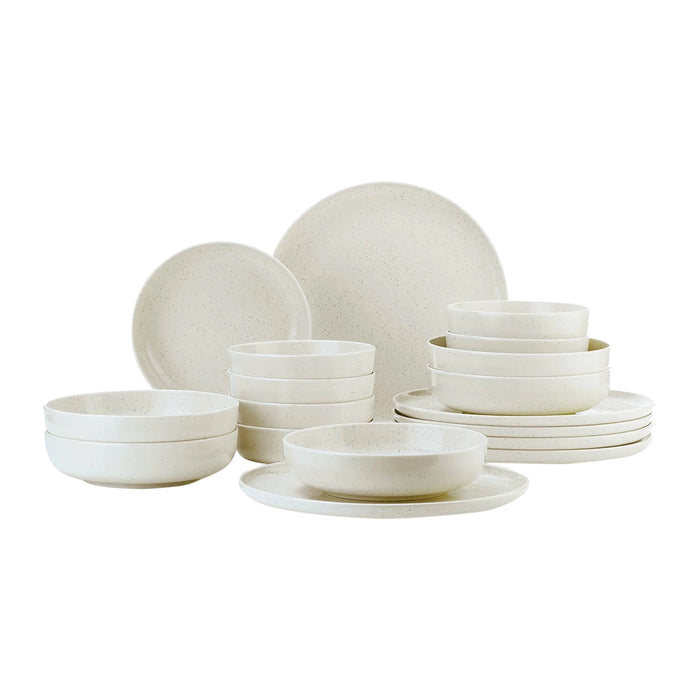 by fonQ Loods Serviesset 24-delig - Mat Crème