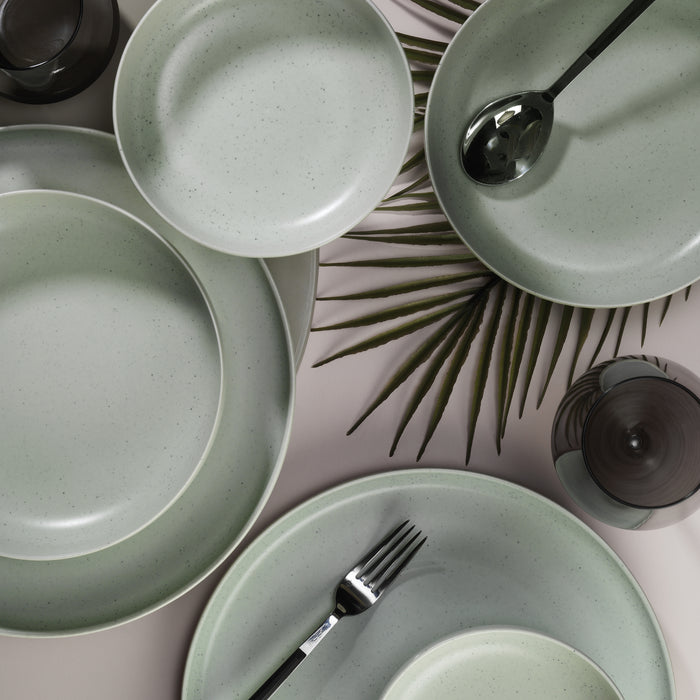 by fonQ Loods Serviesset 24-delig - Mat Mintgroen