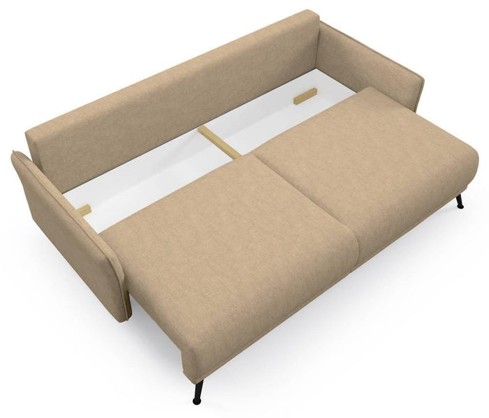 NADUVI Collection Slaapbank Seriate chenille met opbergruimte