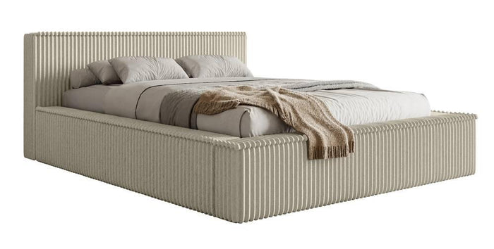 NADUVI Collection Bedframe Rafe ribstof 160 x 200 cm