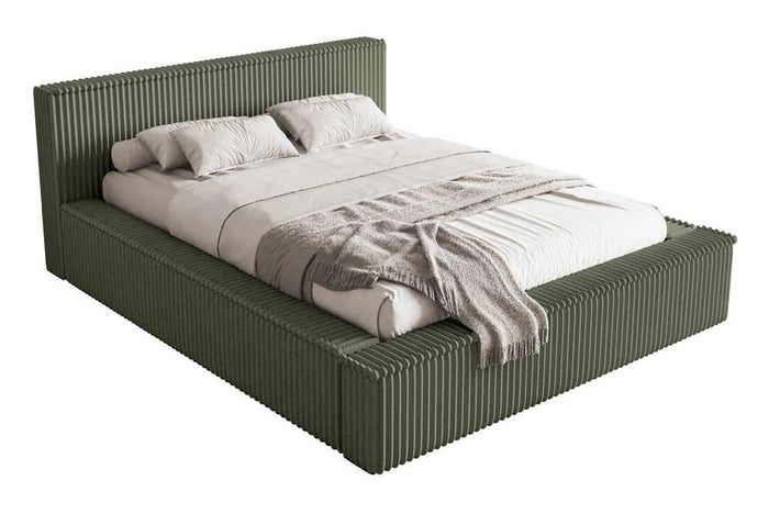 NADUVI Collection Bedframe Rafe ribstof 140 x 200 cm