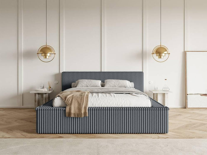 NADUVI Collection Bedframe Rafe ribstof 140 x 200 cm