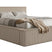 NADUVI Collection Bedframe Rafe ribstof 160 x 200 cm