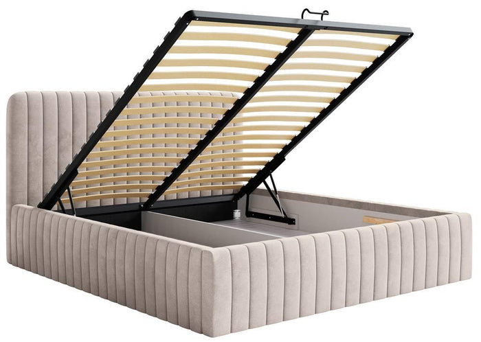 NADUVI Collection Bedframe Destro velvet met opbergruimte 140 x 200