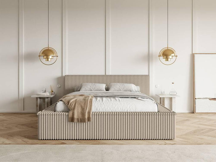 NADUVI Collection Bedframe Rafe ribstof 180 x 200 cm