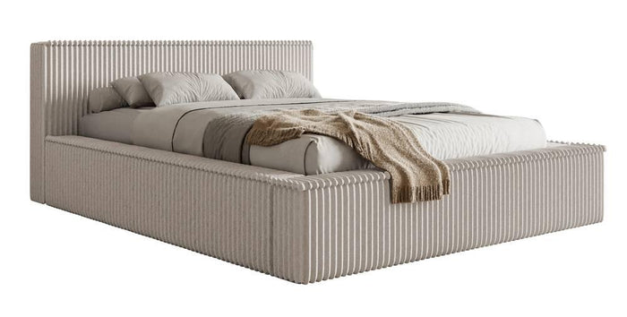 NADUVI Collection Bedframe Rafe ribstof 160 x 200 cm